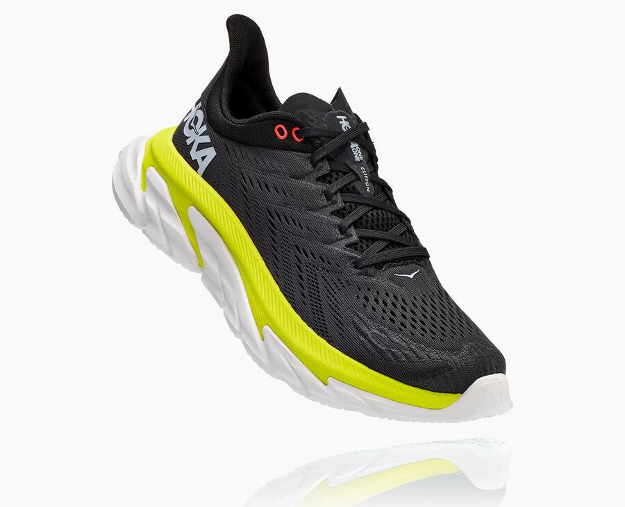 Hoka One One Tenisky Panske Čierne - Clifton Edge - 72390-ZMCE